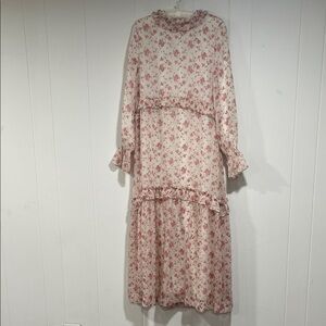 EPIK dress Chic Long Sleeve Floral Dress boho modest cottagecore sz M Praire